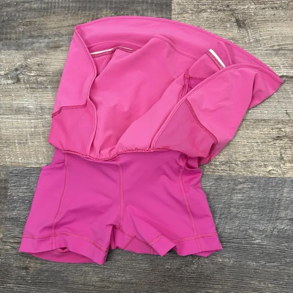 Lululemon Hotty Hot Skirt Sonic Pink Gym Running‎ Preppy Tennis Golf Womens 2 - Image 6
