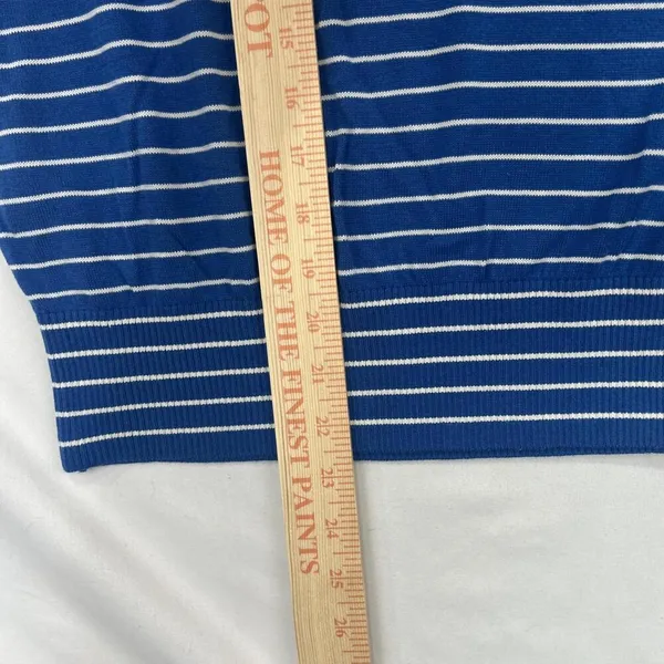 BANANA REPUBLIC Forever Dolman-Sleeve Sweater Stripes Medium - Image 7