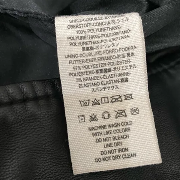 FREE PEOPLE High Rise Side Lace Up Tie Black Vegan Leather Pleather Shorts Sz 4 - Image 13