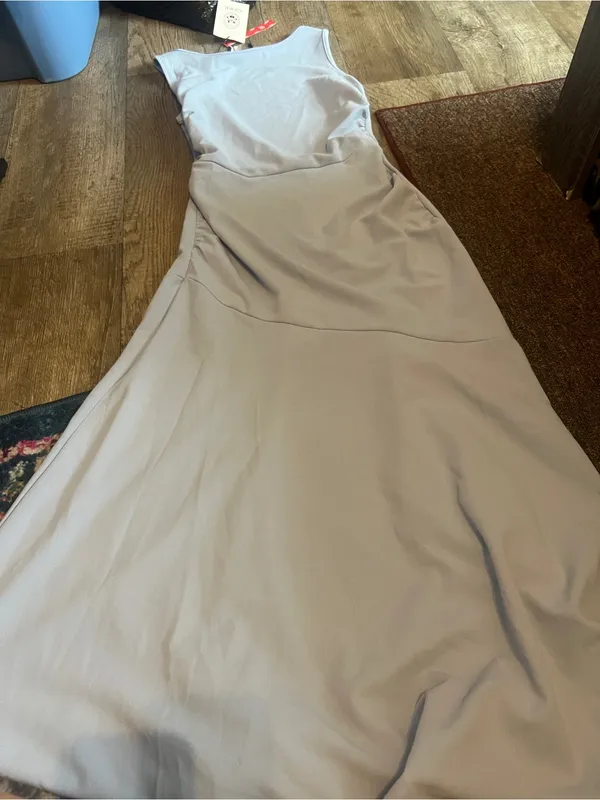 NWT cider boat neck blue maxi dress size S - Image 12