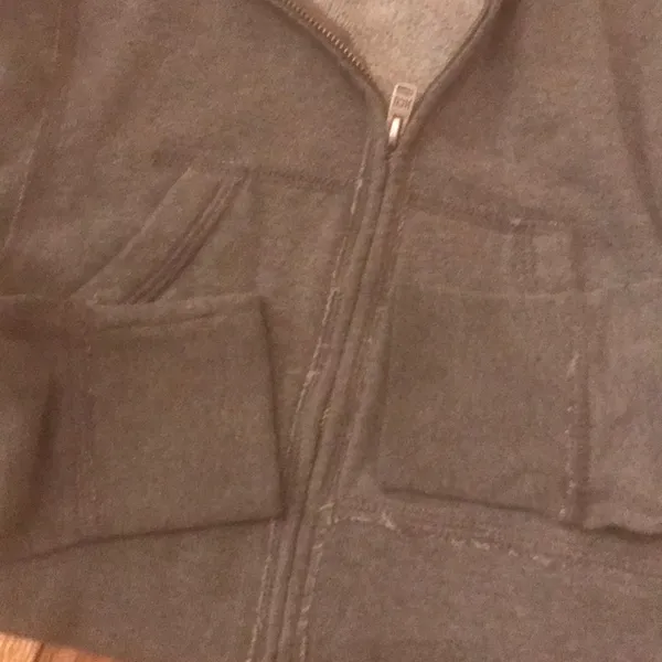 Hollister grey jacket with hood size XS - Image 5