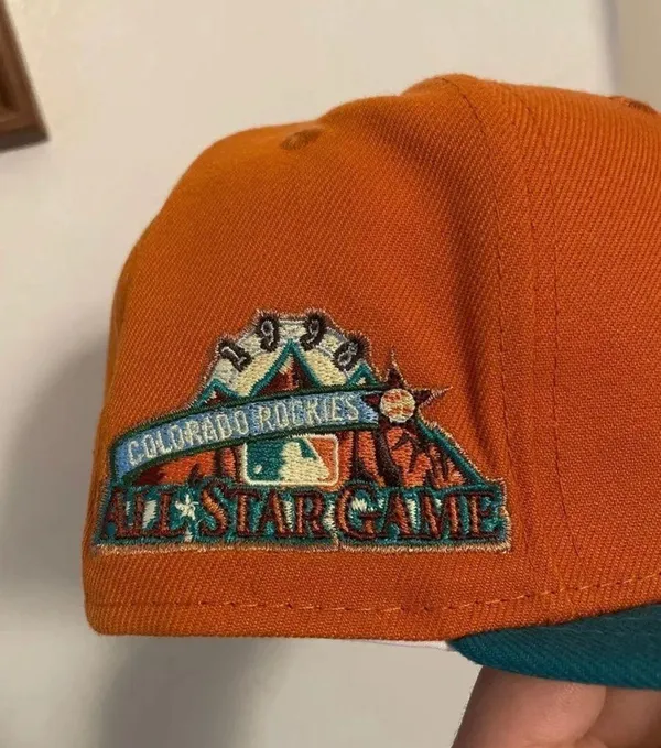 New Era Myfitteds Colorado Rockies 1998 ASG “Mesa Verde NP inspired size 7 1/8 brand new very rare - Image 3