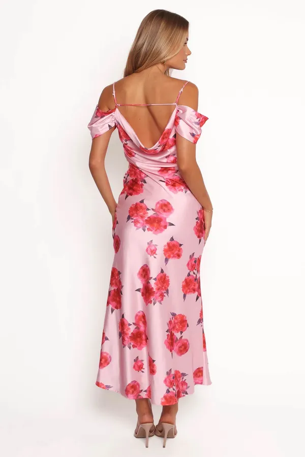 NWT Petal and pup ESTHER MIDI DRESS in PINK. Size Medium - Image 5
