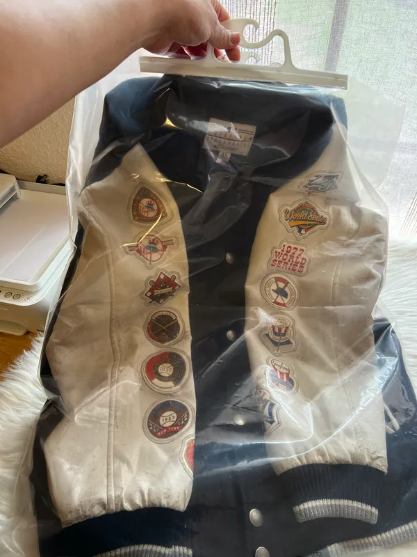 New York Yankees Bomber Blue Size L - Image 20