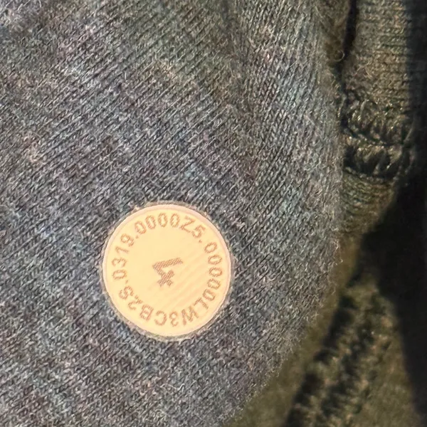 Lululemon‎ Scuba Crewneck Sweatshirt Heathered Pullover Size 4 W3CB2S Teal - Image 2