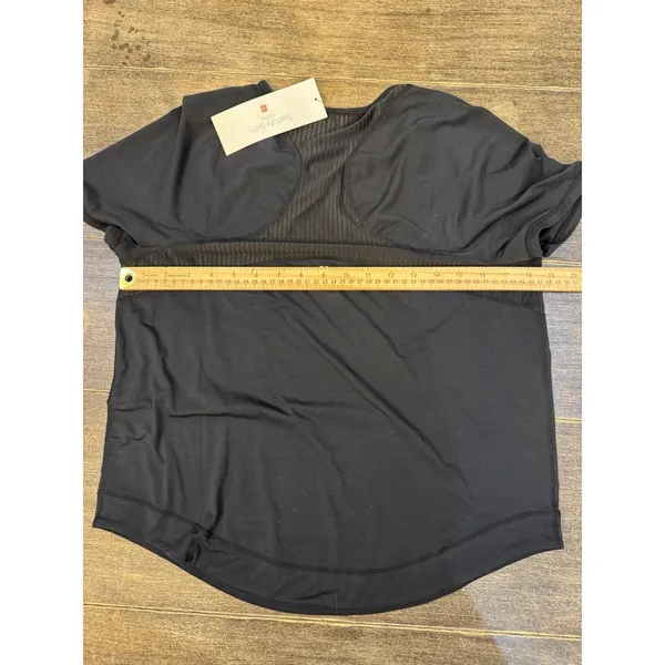 Sweaty Betty Women Black Breathe Easy Circuit T-Shirt Workout‎ Activewear - Image 5