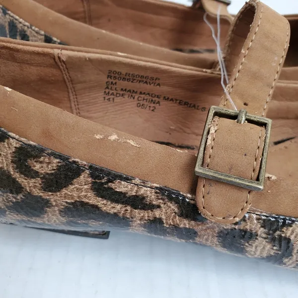 Rialto Flats Pavio Brown Black Leopard Print Flats 6 - Image 5