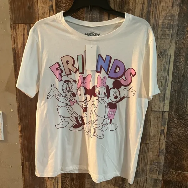 Disney NWT Mouse Friends White T-Shirt size medium (sh2 5) - Image 2
