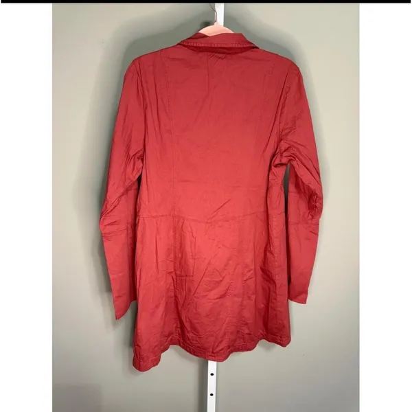 Free People Thea Mini Shirt Dress Pink Cinnamon‎ Rust Button Front NWT M - Image 7