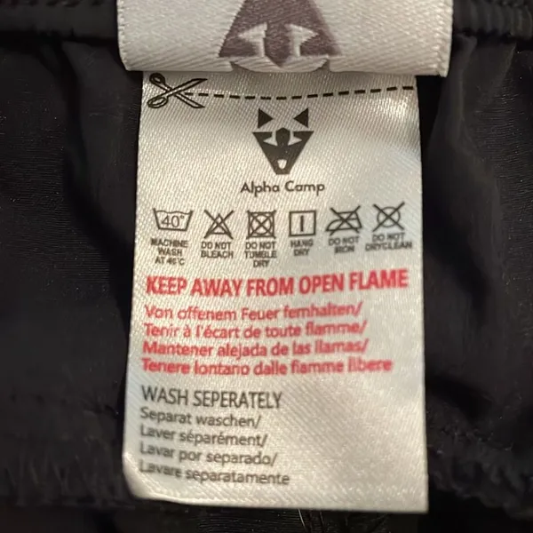 Alpha Camp Black Lightweight Jogger Pants Womens Size Medium UPF 50+ - Image 10