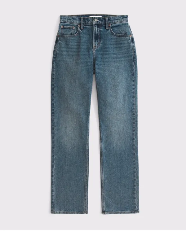 Abercrombie & Fitch The ‘90s Straight Ultra High Rise Curve Love - Image 2