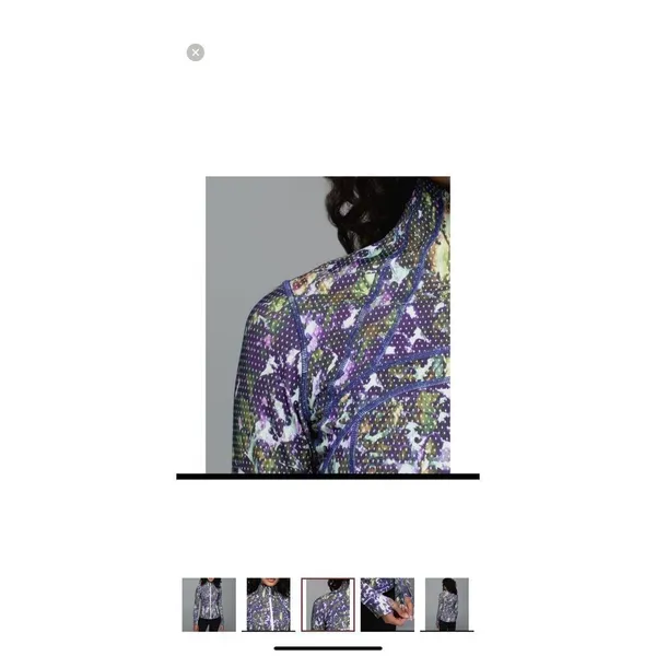 Lululemon Define Jacket Floral Sport White Multi size 4 - Image 3