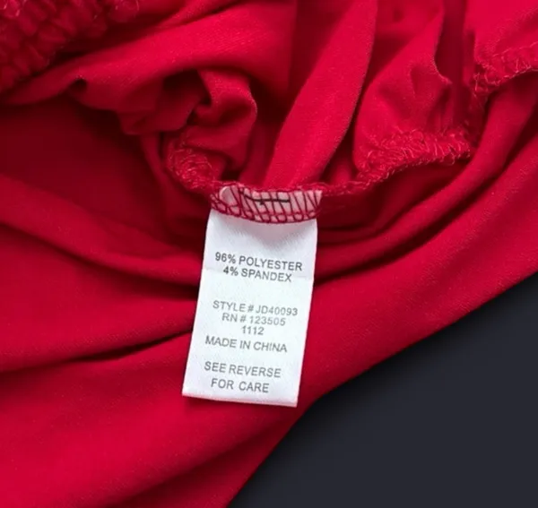 Heart & Hips Scarlet Red Ruched Mock Neck Dress - Image 6