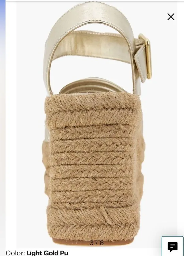 Gold kenneth cole wedges - Image 3