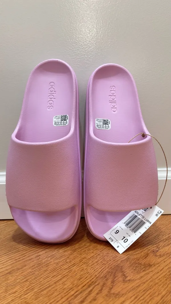Guaranteed Authentic adidas Adilette Lumia Slides in Bliss Lilac Women:10 Men:9 - Image 4