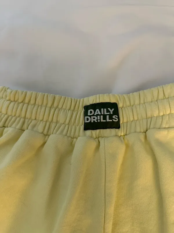 Daily Drills Yellow Sweatpants - Image 2