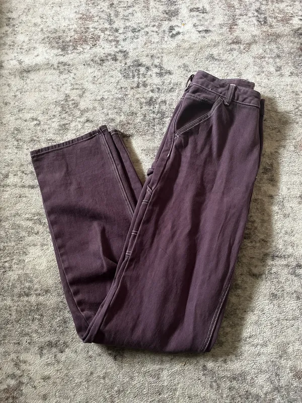 Pacsun Wide Leg Purple Jeans - Image 4