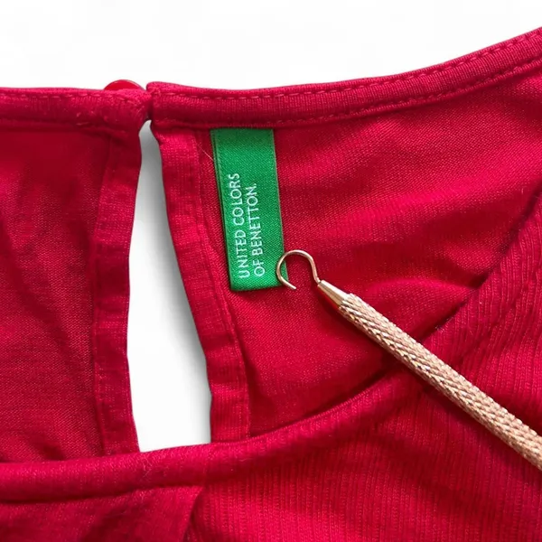 United-colors-of-benetton Women's Red Vest - Image 6