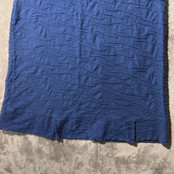 Horny Toad Samba Wave Tank Dress Medium Blue Organic Cotton Tencel Sleeveless #1 - Image 3