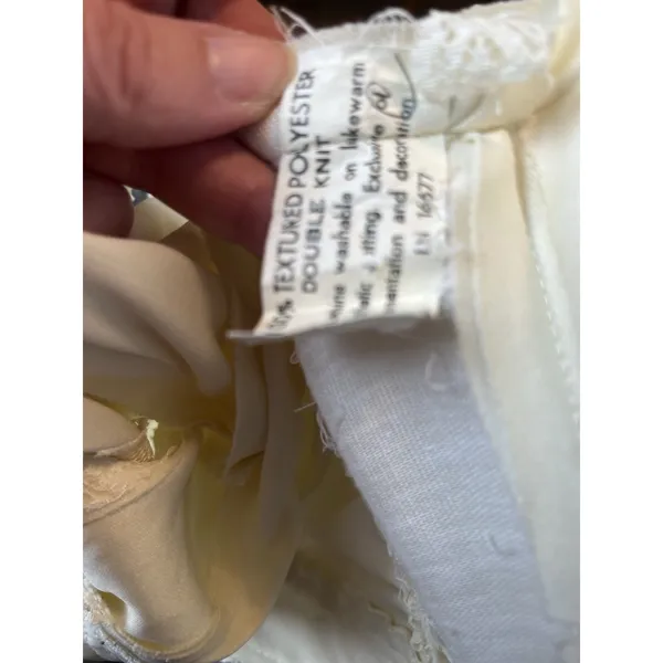 1970s Cream Prairie Dess Style Wedding Dress - Image 14
