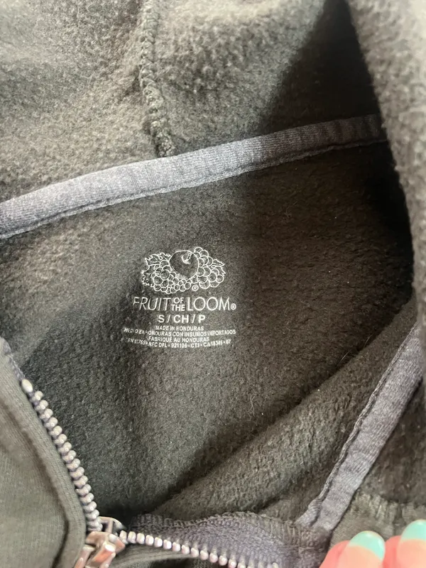 Fruit of the Loom Green Zip Up - Image 2