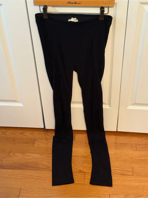 Helmut Lang Black High Waisted Leggings - Image 2