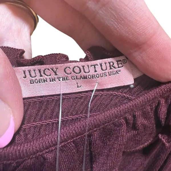 Juicy Couture Large Tank Women's Size 90's Y2K Ruffle Fairycore Whimsycore NWT - Image 7