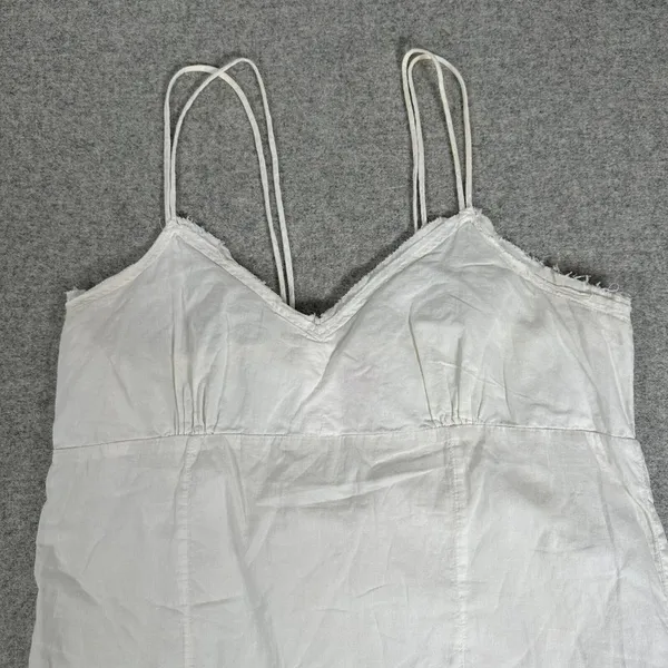 Vintage Y2K Mossimo Large Cami Tank Top Womens White Fairycore Grunge Coquette - Image 13