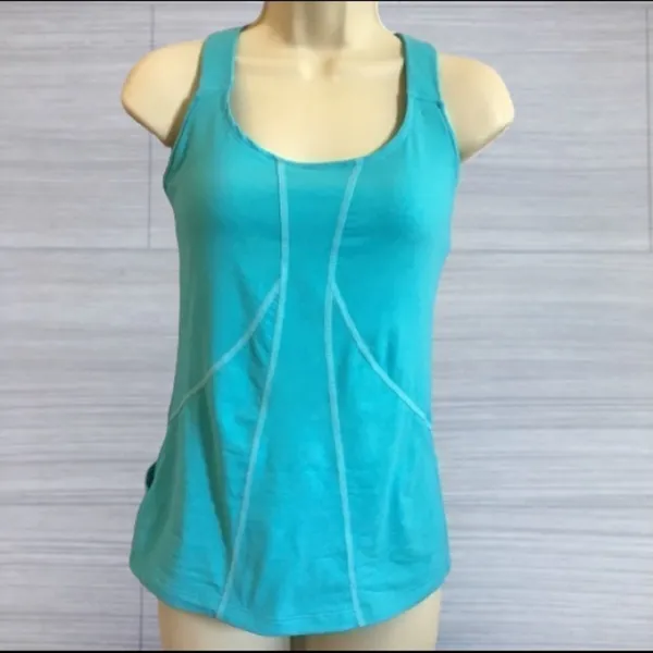 Activewear with push up bra‎ Size Small Blue - Image 2