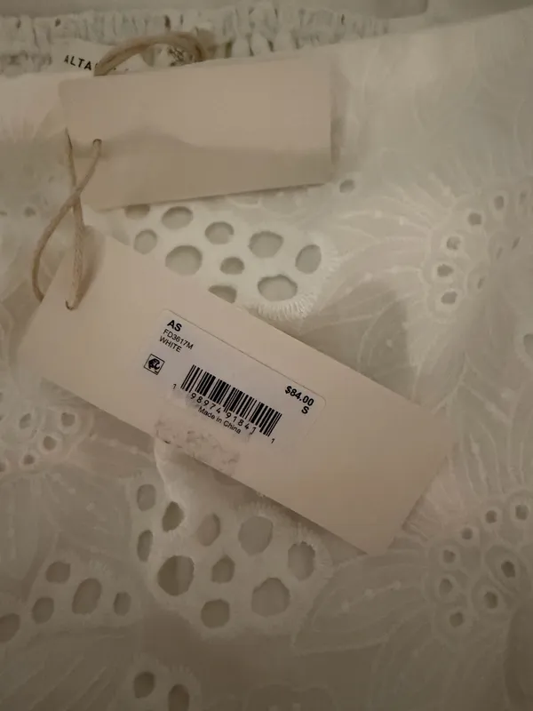 Altar'd State white wrap mini dress - Image 3