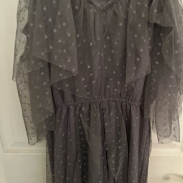 Joyfolie Mia Joy Lauryn Gray Dress NWT Women’s Small BOHO - Image 4