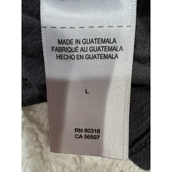 Lucky Brand Graphic TShirt Women's Gray “Don't Wait” Global Earth Short Sleeve L - Image 5