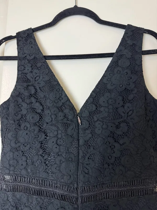 Lulu’s My Forever Black Lace Maxi Dress Size M - Image 6