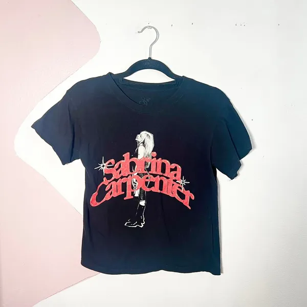 Sabrina Carpenter T-Shirt‎ Small Black Concert Tour Merch - Image 2
