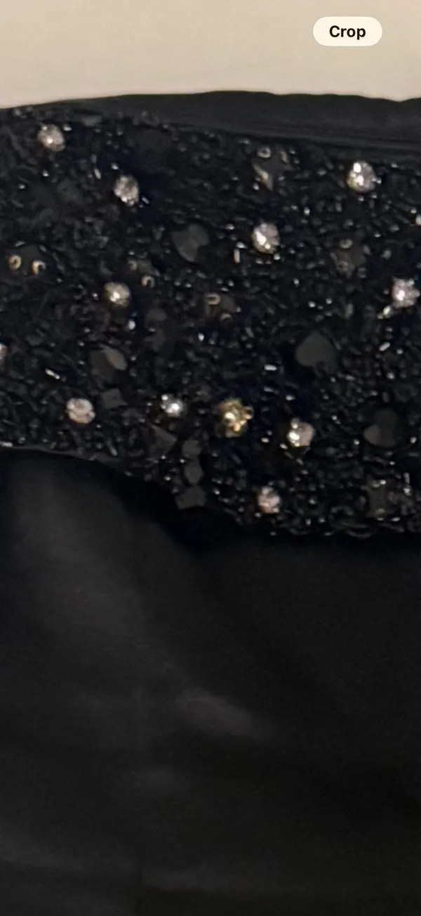 Lovers + Friends Audrey Embellished Mini Dress in Black - Image 3