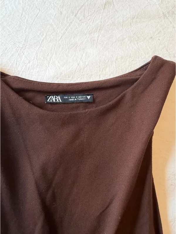 ZARA Brown Bodysuit - Image 2