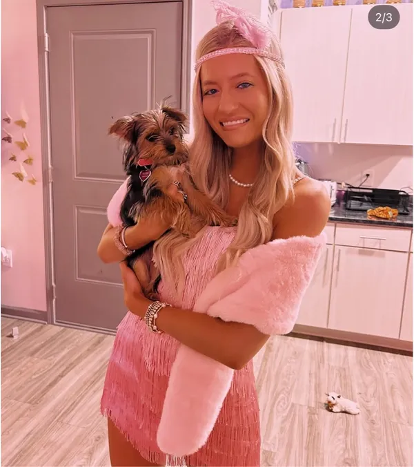 flapper costume Pink Size XS - Image 2