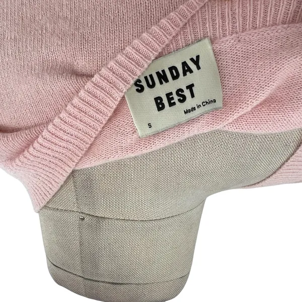 Artizia Sunday Best Abby Dinosaur Sweater Wool Alpaca Pink Size Small‎ - Image 7