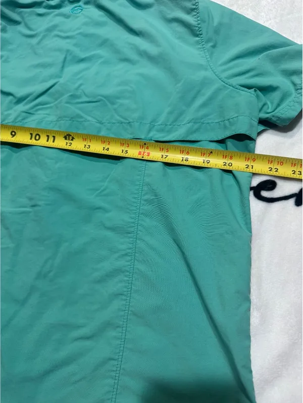 Magellan Outdoors Performance/Fishing Vented Shirt (Quick Dry) Size L Green - Image 7