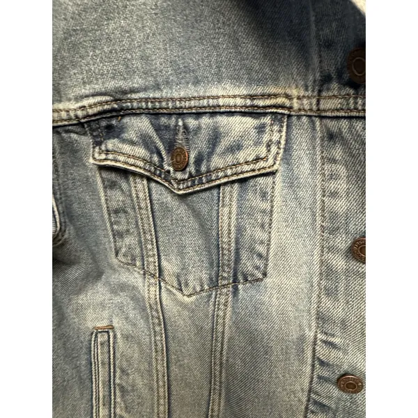 Levi's 70507 Light Wash Denim Trucker Jean Jacket Classic 90s 100% Cotton Medium - Image 7
