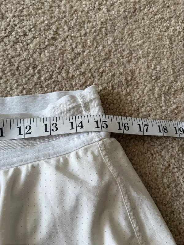 Lululemon women’s active court rival high rise white wear tennis skirt size 10 - Image 13