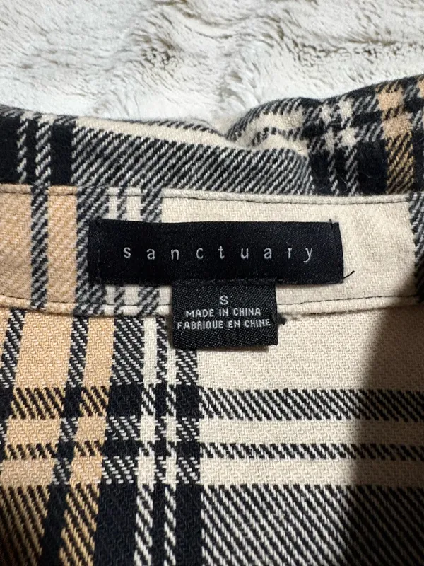 Sanctuary Orange Flannel - Image 3