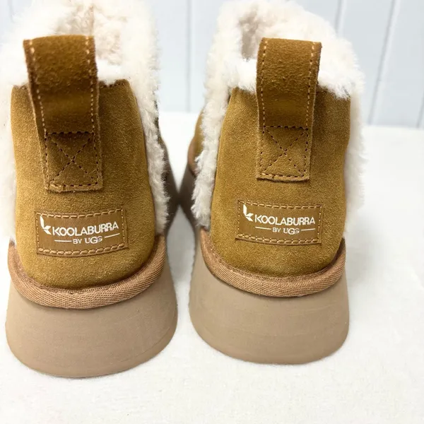 Koolaburra by UGG Women's Ultra Mini Platform Chestnut'‎ 1158590W-CHE size 7 - Image 5