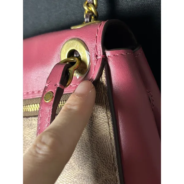 Coach Parker Convertible Backpack 16 Signature Canvas Mini Bag - Image 5