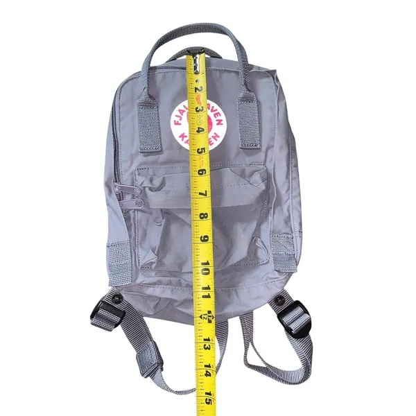 Fjallraven Kanken Mini Backpack Unisex OS Fog Grey/lavender Gorpcore 23561‎ - Image 3