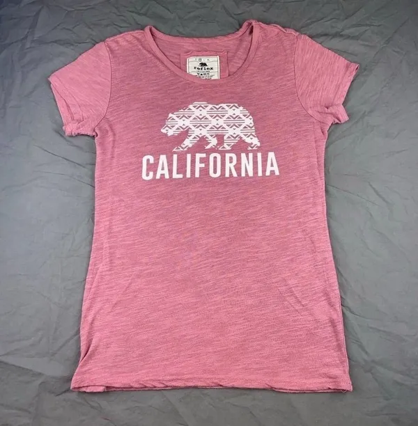 California Tshirt Pink Size M - Image 3
