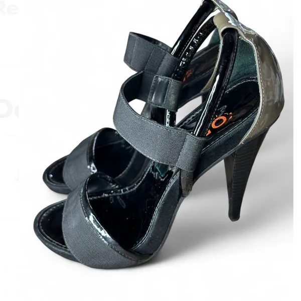 Michael Kors Carla Tan Platform Heel Strappy High Heel Shoes Sandals Womens 8.5 - Image 3