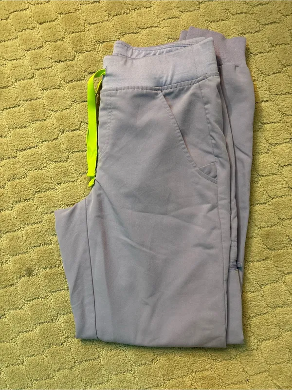 Figs Zamora high Waisted Jogger Scrub Lavender Dew XXS - Image 2
