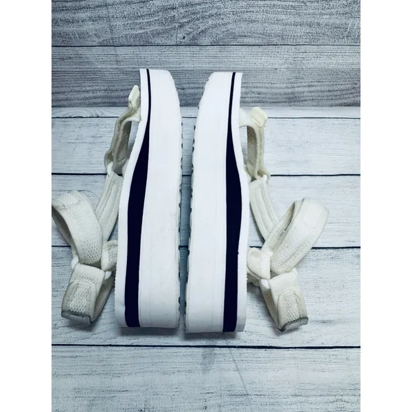 TEVA UNIVERSAL Mesh Brigth WHITE PLATFORM SANDALS SIZE USA  7 - Image 9