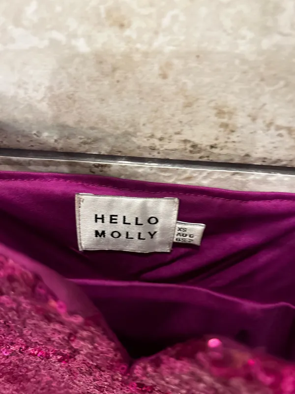 Hello Molly Pink Sequin Mini Dress - Image 3